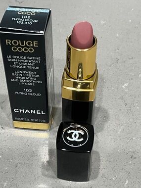 CHANEL Rouge Coco Satin Lipstick 102 Flying Cloud - New/Unused